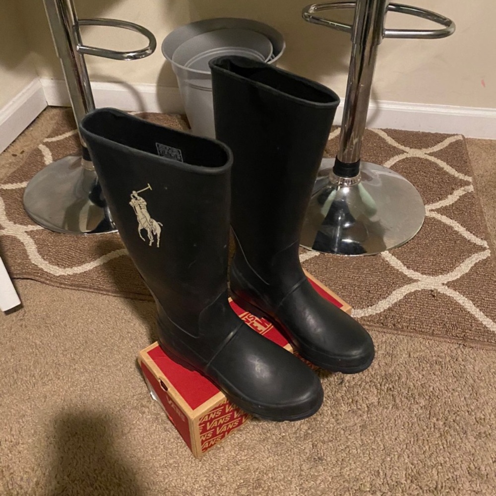 Womens polo rain boots